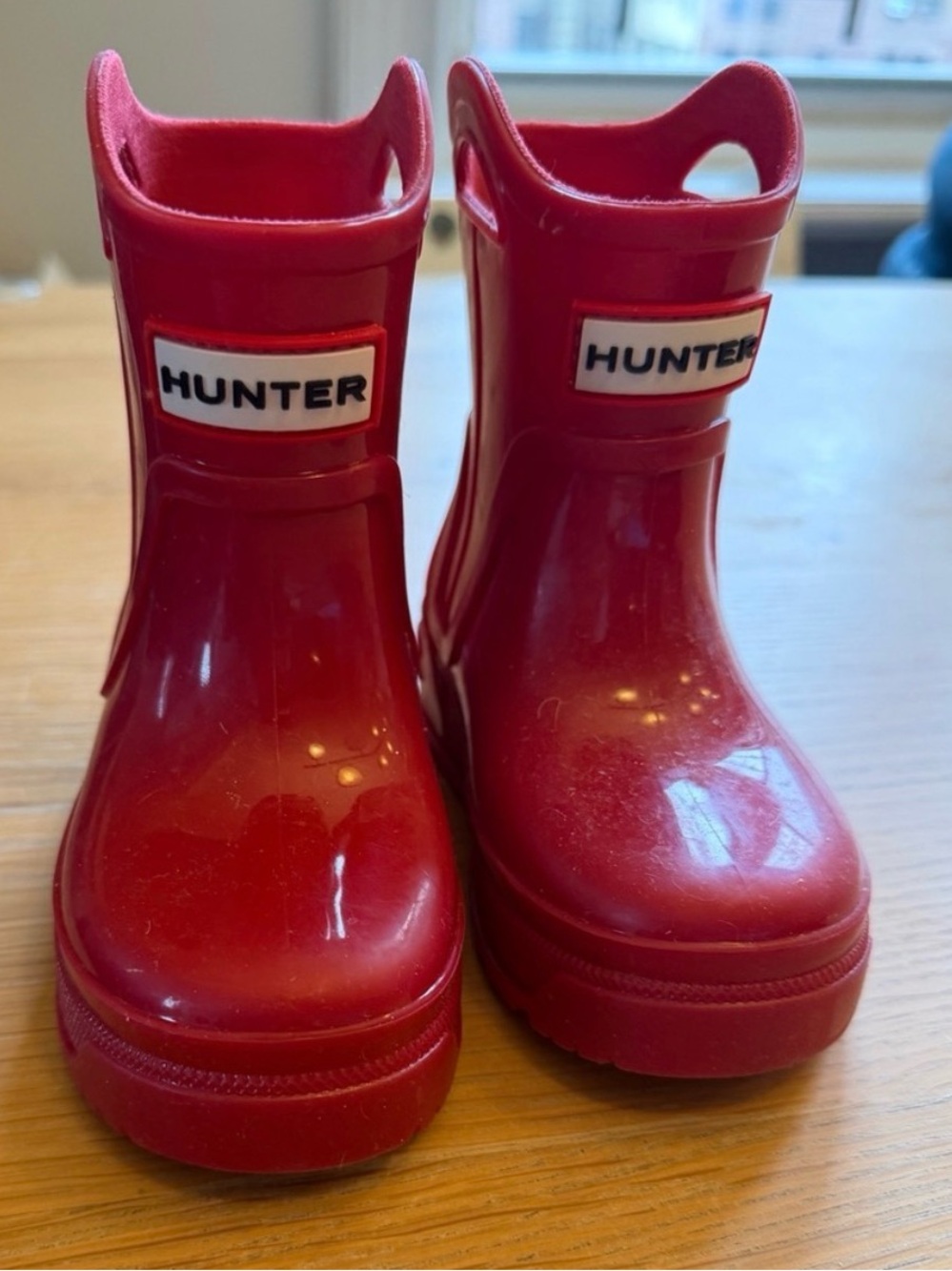 Hunter Kids Red Rain & Snow Boots
